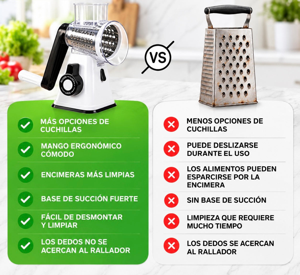 CORTEX™ | Cortador de Cocina Multifuncional