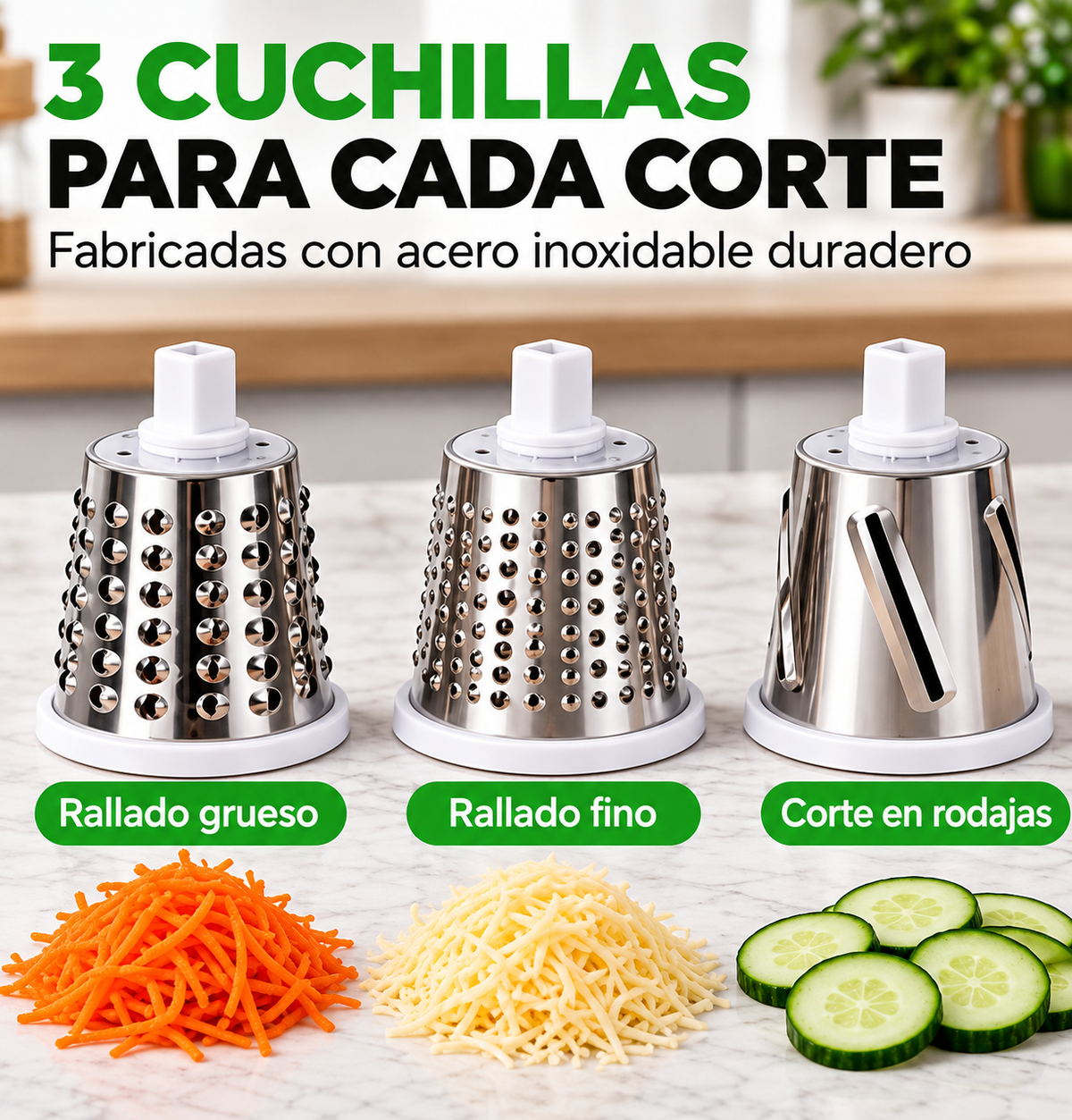 CORTEX™ | Cortador de Cocina Multifuncional