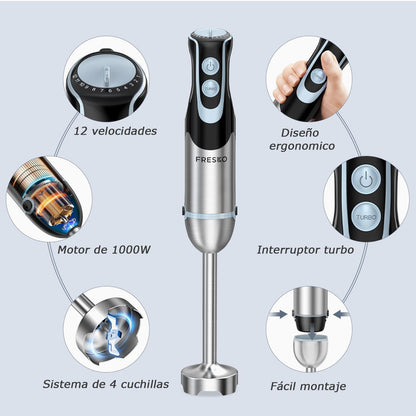 Batidora 1000W MODO TURBO