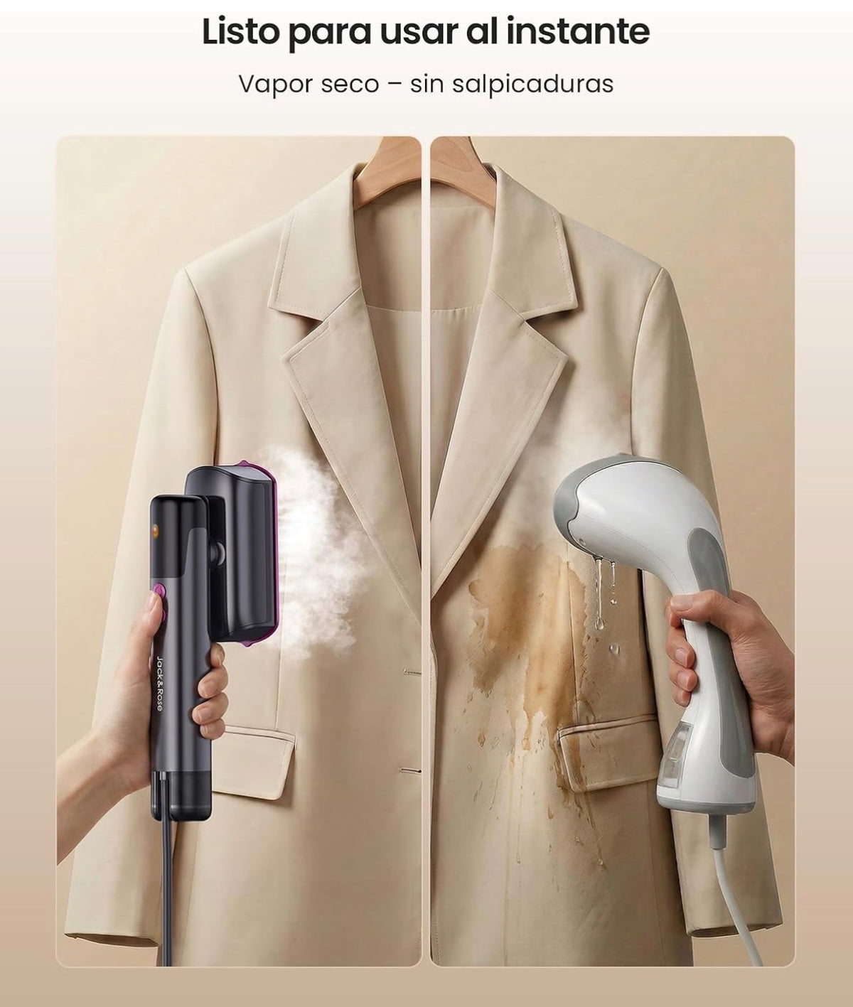 VAPORA™ | Plancha de Vapor Portátil 4 en 1